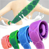 Épurateur de corps en Silicone, Massage du dos, éponge exfoliante, brosse de bain, salle de bain, brosse de douche, lavage du corps, épilation, éponge de bain