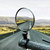 Side mirror for motorcycles, for safety view, turning left and right, Mini adjustable rearview mirror for cars