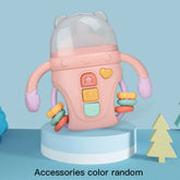 Baby Rattle, Musical Sensory Learning Toy with Music and Lights, Teething Toy for Toddlers, Boys and Girls, Gifts 0-24M