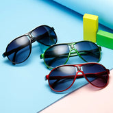 Lunettes de soleil pour enfants, monture colorée, pour filles et garçons, à la mode, UV400