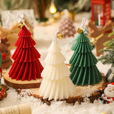 Nouvelle bougie en forme d'arbre de noël bougie d'aromathérapie bougies parfumées de noël bougies faites à la main cadeau décor à la maison vela navidad candele