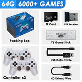 BOYHOM Y6 Retro Gaming Console 4K 60fps HDMI Output Low Latency GD10 TV Dual Grip Game Stick Portable Home Gaming Console for GBA