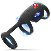 HESEKS sex toys for men, penis ring, testicle vibrator, ejaculation delay, penis enlargement, intimate adult products for men and couples