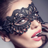 Masque pour les yeux en dentelle noire pour femmes, Sexy, Floral, mascarade, bal, princesse reine, maquillage de fête, Cosplay, boîte de nuit, accessoires