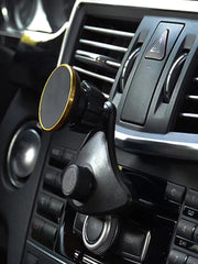 Magnetic car phone holder, CD slot, magnets, universal iPhone mount