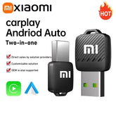 Xiaomi 2 in1 sans fil Android Auto adaptateur sans fil CarPlay Dongle voiture systèmes intelligents AI boîte intelligente pour voiture filaire CarPlay