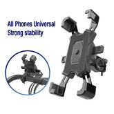 Support de téléphone pour vélo, accessoires de vélo, support réglable pour moto 360 ° Clip GPS rotatif pour cyclisme, accessoires vtt, vélos de sport