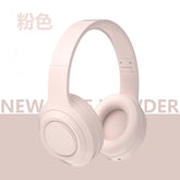 Wireless Bluetooth On-Ear Headphones, Stereo HiFi Noise Reduction Earphones, Sports Gaming Music Player with Microphone (Gifts)