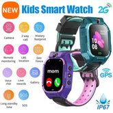 Enfants montre intelligente 2G SOS GPS localisation carte Sim appel montre intelligente caméra montre étanche cadeau pour Ios Android enfants cadeaux 2025