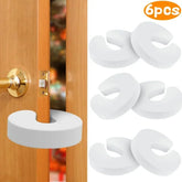 Butoir de porte de sécurité pour bébé, 6 pièces, protection de meubles pour nouveau-né, Anti-pincement, serrure pour enfant, protection contre les doigts, bouchon de porte