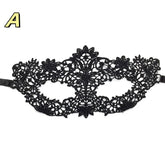 Women's Black Lace Eye Mask, Sexy, Floral, Masquerade, Prom, Princess Queen, Party Makeup, Cosplay, Nightclub, Accessories