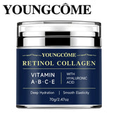Crème anti-âge raffermissante et liftante, estompe les ridules, blanchissante, éclaircissante, soins de la peau, cosmétique au collagène de rétinol, déformable, remodelé