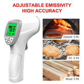 Thermomètre infrarouge numérique pyromètre extérieur Laser compteur haute température thermomètres de cuisine alimentaire ajuster le compteur de chaleur