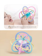Morandi Manhattan hand grasping ball baby teething toy