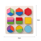 Wooden puzzle in the shape of numbers and the alphabet, matching board for babies, early learning, 3D puzzle, preschool educational toys for children