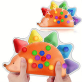 Jouets de tri des couleurs, jouets sensoriels pour les tout-petits, jeux de motricité Fine, jouets d'apprentissage Fidget, jouets hérisson Montessori assortis aux couleurs