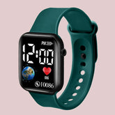 Montres numériques LED pour enfants et adultes, bracelet en Silicone, montre-bracelet électronique de dessin animé, horloge de sport, cadeaux pour garçons et filles