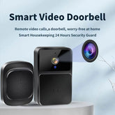 Caméra de sonnette vidéo Wi-Fi, interphone bidirectionnel, changement de voix pour la maison, vision nocturne HD, sans fil, batterie de sécurité intelligente, sonnette de porte