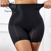 Flarixa Seamless High-Waisted Shorts Panties for Women, Tummy Control, Hip Lift, Ice Silk Safety Pants, Underwear, Boyshorts, Boxer
