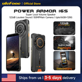 Ulefone-Smartphone Power Armor 16S, téléphone robuste et étanche, NDavid, 16 Go + 128 Go, appareil photo 50MP, 9600mAh, Android 13, Global