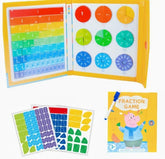 Educational toys for children, Kawaii magnetic fraction disc, educational toys for assisted cognitive arithmetic learning