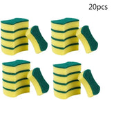 20/30 pièces éponge à vaisselle cuisine Nano émeri magique propre frotter Pot rouille taches focales éponge enlevant Kit brosse de nettoyage éponges