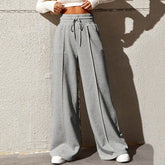 Pantalon de sport pour femme, tube droit, pantalon sanitaire ample, pantalon à jambes larges, pantalon décontracté de danse en plein air, automne 2025, nouveau