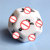 Jouets sexuels pour Couples femmes jeu pour adultes dés sexuels drôles 6/12 côtés Romance amour Humor jeu érotique merde dés barre cadeau de noël