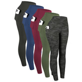 Pantalon de Yoga taille haute avec poches pour femmes, Leggings de Compression pour le sport, le Fitness, la course à pied