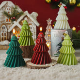 Bougies parfumées pour arbre de Noël fabriquées à la main | Ornement festif créatif et cadeau parfait pour les amateurs de Noël | Décor parfumé de qualité supérieure