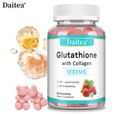 Gluathion avec capsules de collagène vitamine C peau éclaircissante soin de la peau beauté santé nourrit en profondeur la peau