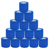 Bandage élastique auto-adhésif de sport bleu de 4.8 mètres, bandage de sport respirant pour poignet et cheville
