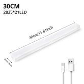 Motion Sensor Night Light, Wireless USB Rechargeable Magnetic LED Lamp for Wardrobe, Bedroom, Closet, Kitchen, Hallway, Tube Detector Bulb