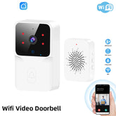 Sonnette vidéo WiFi sans fil, caméra HD, alarme IR, sécurité, maison intelligente, interphone WiFi pour la maison