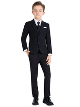 Boys' suits, colorful formal suits, 5-piece suit sets, slim fit, school uniforms