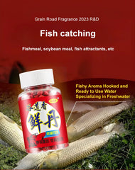 Fishing bait in pellet form, animal protein, fresh and moist