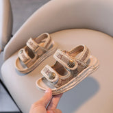 Comfortable Soft-Soled Sandals for Boys and Girls, Beach Shoes, Outdoor Leisure, New Arrival, Summer 2024