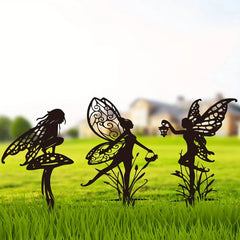 Metal fairy garden outdoor decoration for your patio and lawn