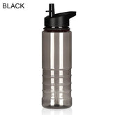 Eco-friendly Plastic Water Bottle for Kids, Water Bottle with Straw, for Outdoor Activities, Hiking, Camping, School, BPA-Free