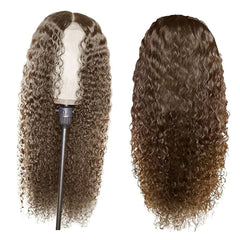 Natural Peruvian Lace Front Wig, Curly Hair, Glueless
