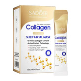 High-quality collagen sleep masks for women, deeply moisturizing, brightening, firming, skincare, 20 pieces