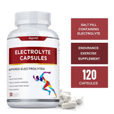 Capsules d'électrolyte - Soutient l'équilibre à l'électrolyte, soulage le stress, supplément de la nutrition sportive, améliore l'endurance, sans OGM