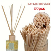 Bâtons de recharge pour diffuseur d'arômes, anciers de bambou pour diffuseur d'arôme, anciers de château essentiel, aromathérapie, roseau inconnu, rotin