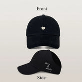 Casquette de Baseball pour Enfant Fille et Garçon, Chapeau de Soleil, Dos Creux, Queue de Cheval, Snapback Hip Hop, Os Réglables