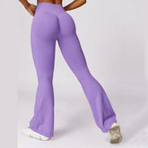 Leggings évasés sans couture pour femmes, pantalons évasés, pantalons de yoga, taille haute, pantalons à jambes larges, pantalons de sport évasés, vêtements de danse, entraînement de gym, fitness