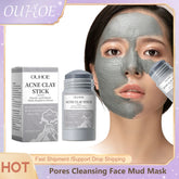 Masque de nettoyage des pores en argile, crème hydratante, exfoliante, contrôle de l'huile, points noirs, boutons, traitement de l'acné