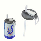 Reusable soda can lid. The soda can lid can be used for soft drinks, juices, and carbonated beverages and comes with a straw.