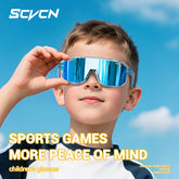 SCVCN mode enfants lunettes de soleil enfant sport lunettes garçon en plein air course patinage à roulettes lunettes de soleil fille vtt cyclisme lunettes