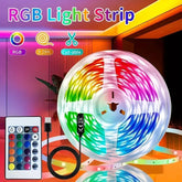 Bande lumineuse Led USB RGB, 5m, 10m, 20m, 30m, avec contrôle par application, ruban Flexible, pour la décoration de la pièce de la maison