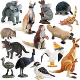 Oenux classique australien animaux sauvages kangaroos Koala ornithorynque diable de Tasmanie Echidna cassowaire modèle Figurine jouet enfant cadeau
